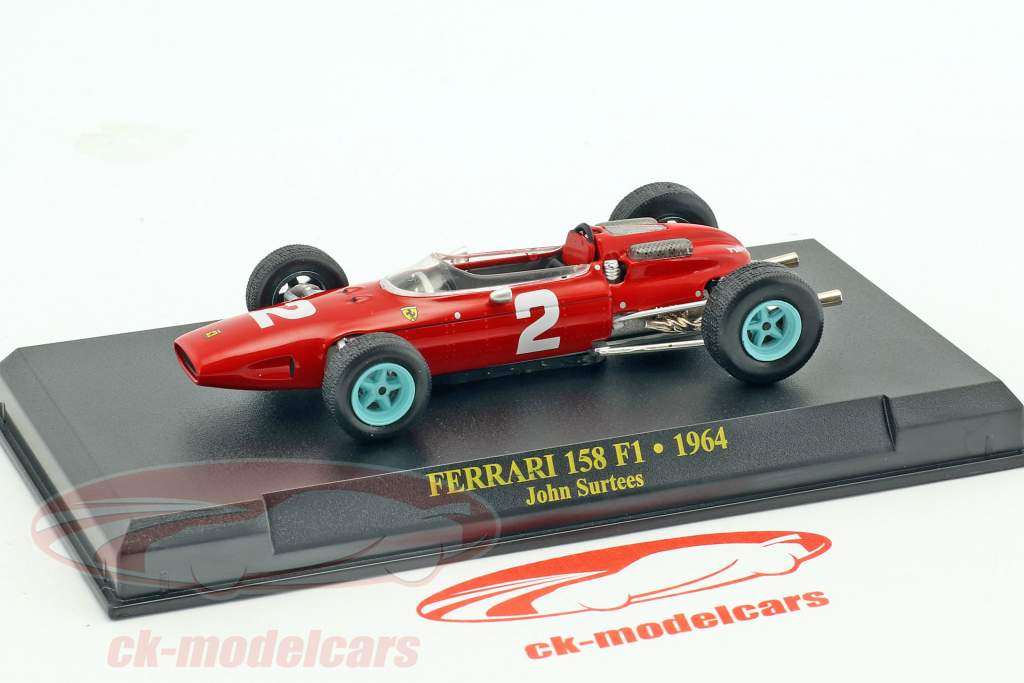 John Surtees Ferrari 158 #2 World Champion formula 1 1964 1:43 Altaya
