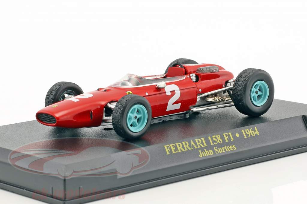 John Surtees Ferrari 158 #2 Campione del mondo formula 1 1964 1:43 Altaya