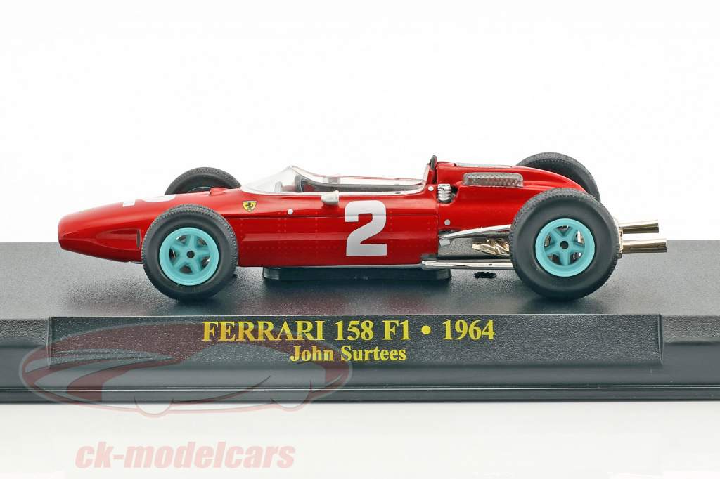 John Surtees Ferrari 158 #2 Champion du monde formule 1 1964 1:43 Altaya
