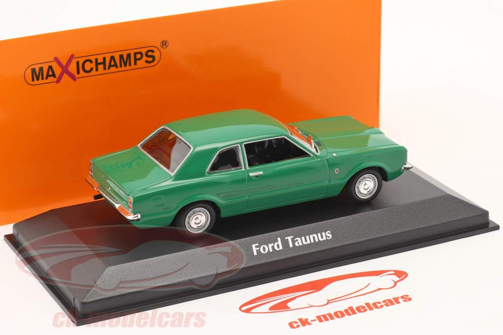 Ford Taunus Byggeår 1970 grøn 1:43 Minichamps