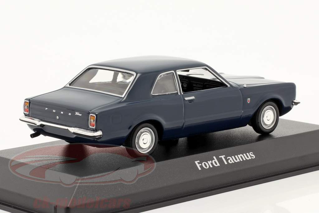 Ford Taunus Byggeår 1970 mørkeblå 1:43 Minichamps
