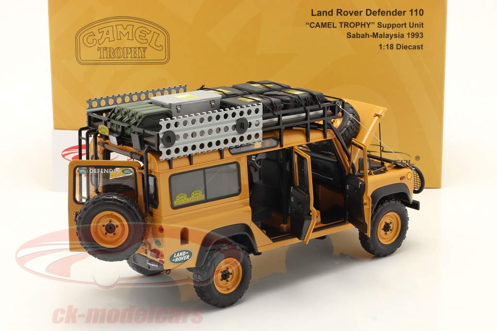 Land Rover Defender 110 Support Unit Camel Trophy 马来西亚 1993 1:18 Almost Real