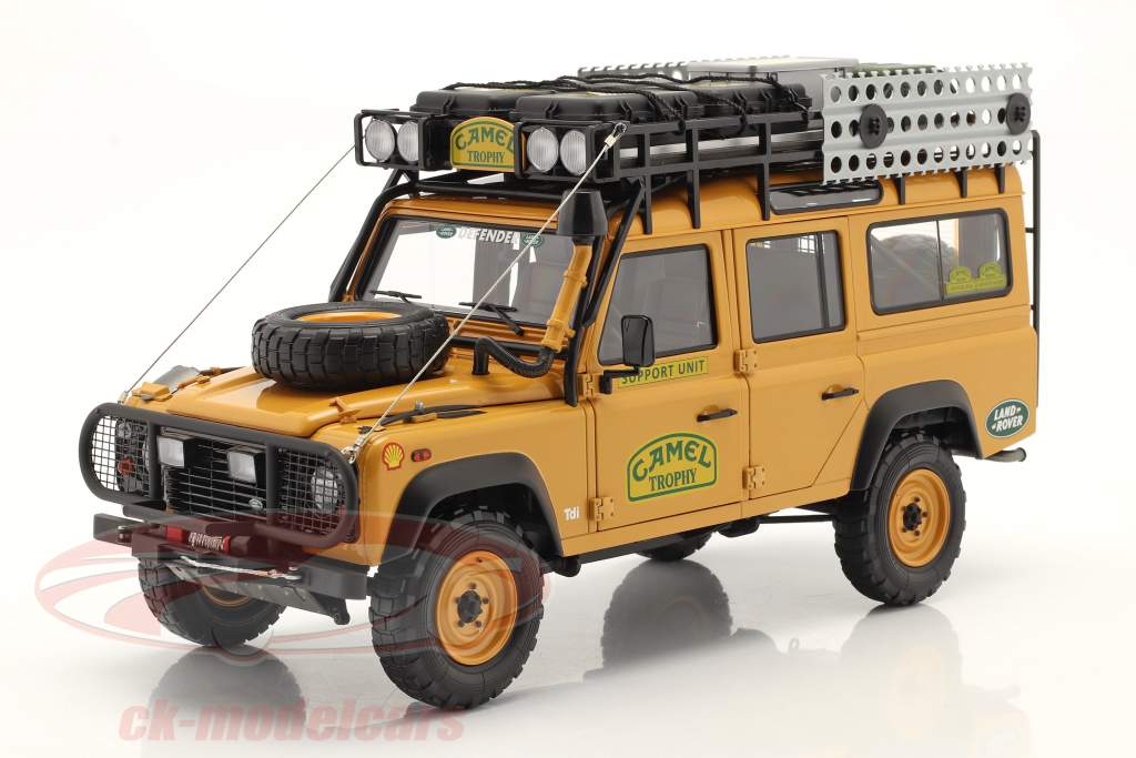 Land Rover Defender 110 Support Unit Camel Trophy Malaysia 1993 1:18 Almost Real