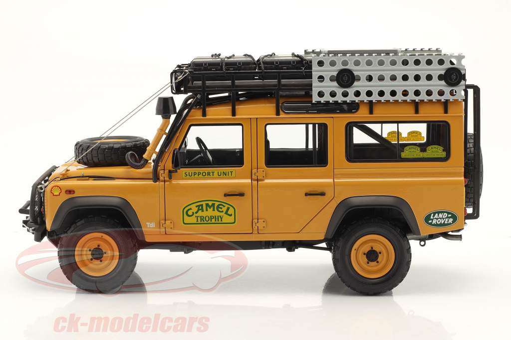 Land Rover Defender 110 Support Unit Camel Trophy Malasia 1993 1:18 Almost Real