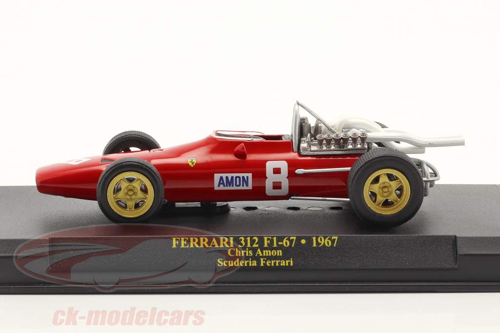Chris Amon Ferrari 312 #8 formula 1 1967 1:43 Altaya