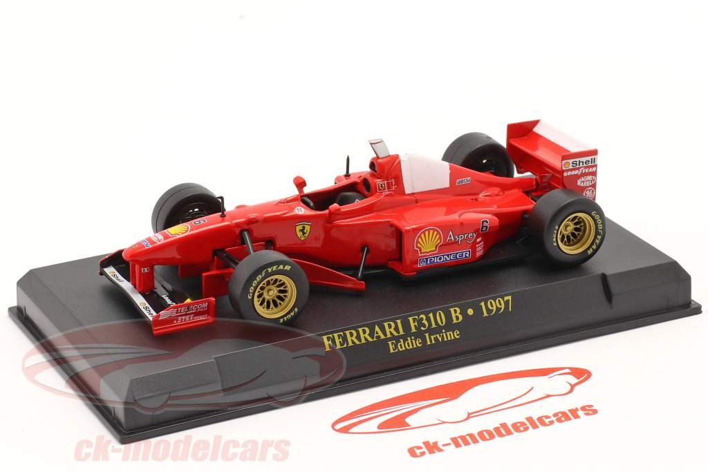 Eddie Irvine Ferrari F310B #6 formula 1 1997 1:43 Altaya