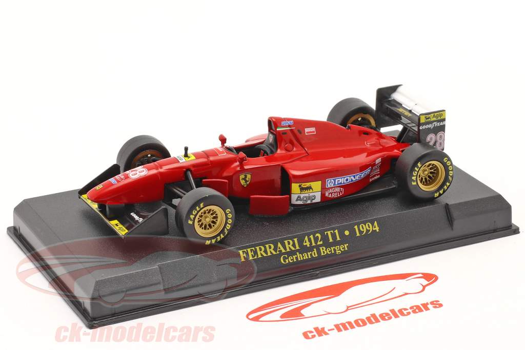 Gerhard Berger Ferrari 412T1 #28 formule 1 1994 1:43 Altaya