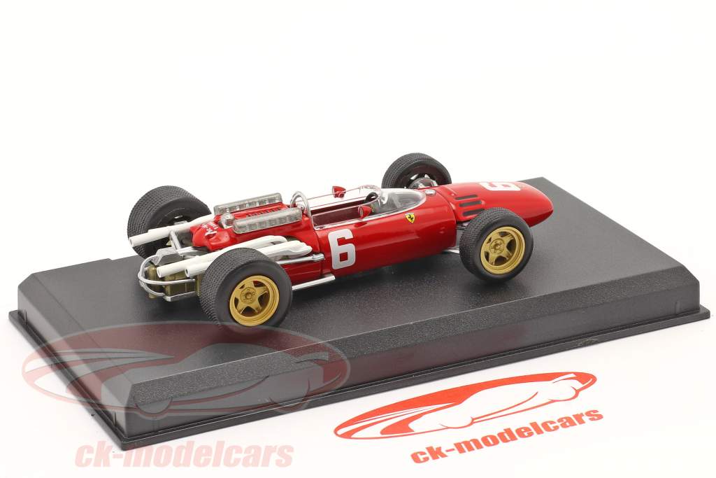 Ludovico Scarfiotti Ferrari 312/66 #6 ganador italiano GP fórmula 1 1966 1:43 Altaya