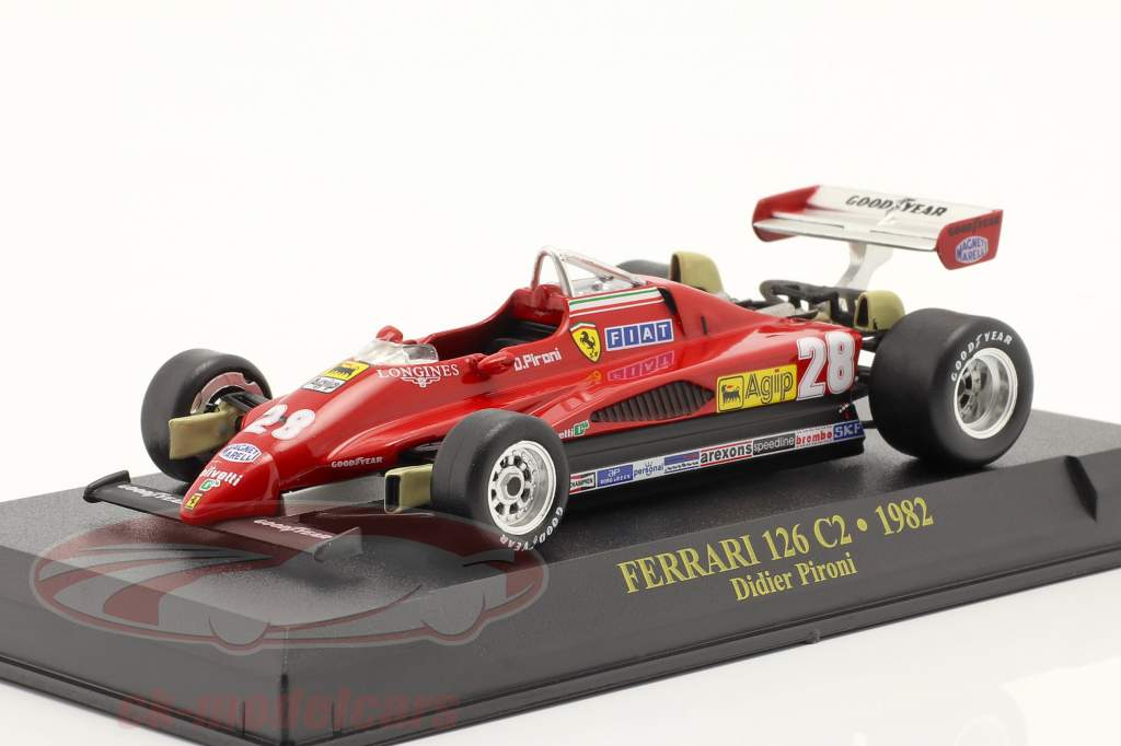 Didier Pironi Ferrari 126C2 #28 Formel 1 1982 1:43 Altaya