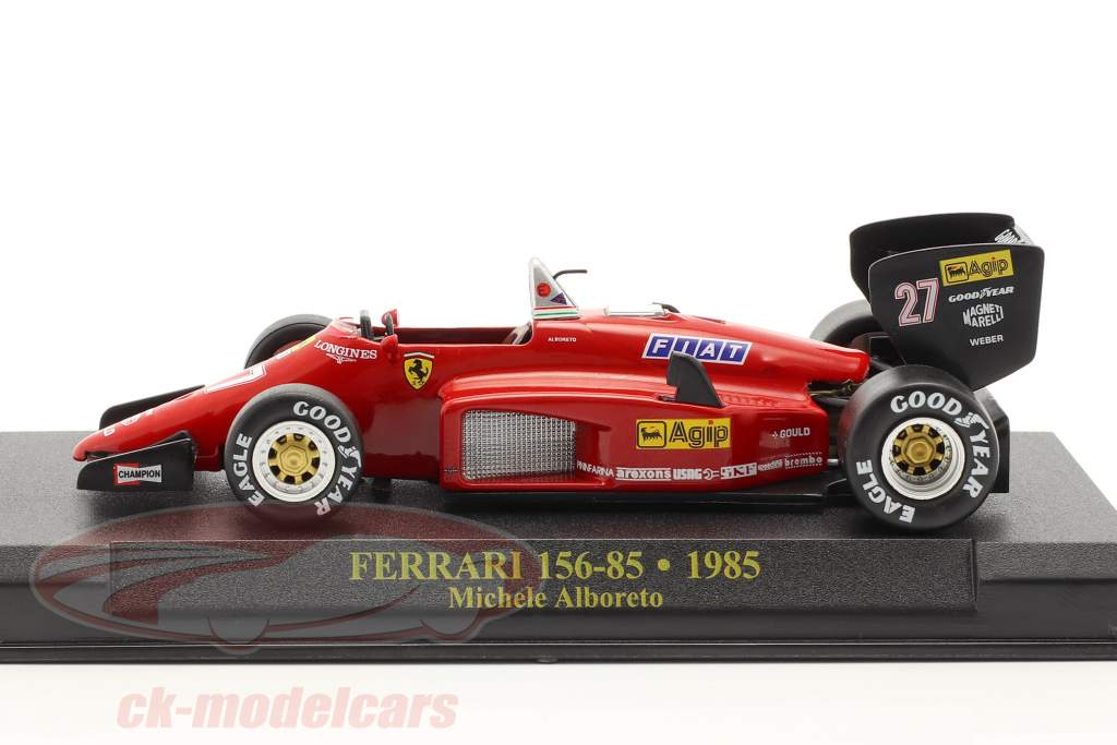 Michele Alboreto Ferrari 156/85 #27 formule 1 1985 1:43 Altaya