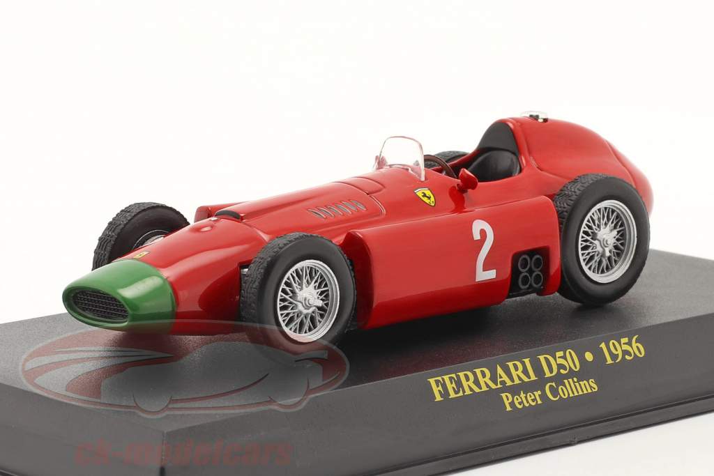 Peter Collins Ferrari D50 #2 alemán GP fórmula 1 1956 1:43 Altaya