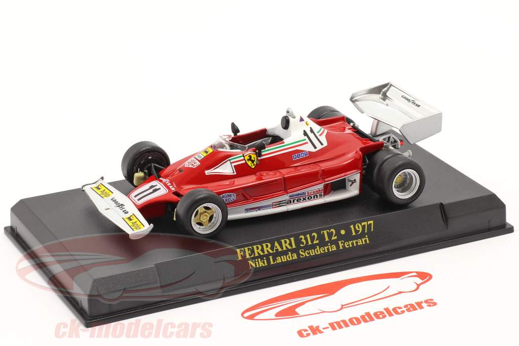 Niki Lauda Ferrari 312T2 6 hjul #11 formel 1 Verdensmester 1977 1:43 Altaya