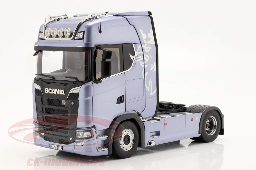 Scania V8 730S 4x2 Tractor fiction blue 1:18 NZG