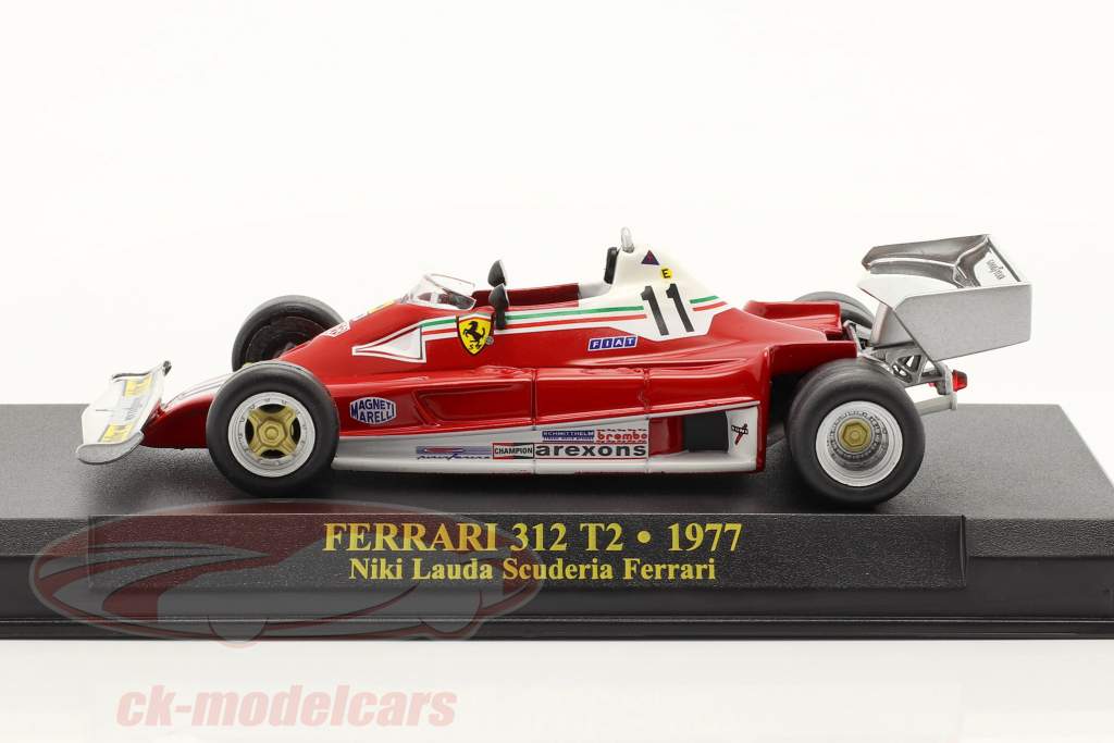 Niki Lauda Ferrari 312T2 6 колеса #11 формула 1 Чемпион мира 1977 1:43 Altaya
