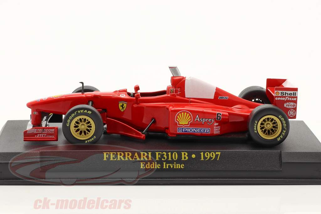 Eddie Irvine Ferrari F310B #6 formel 1 1997 1:43 Altaya