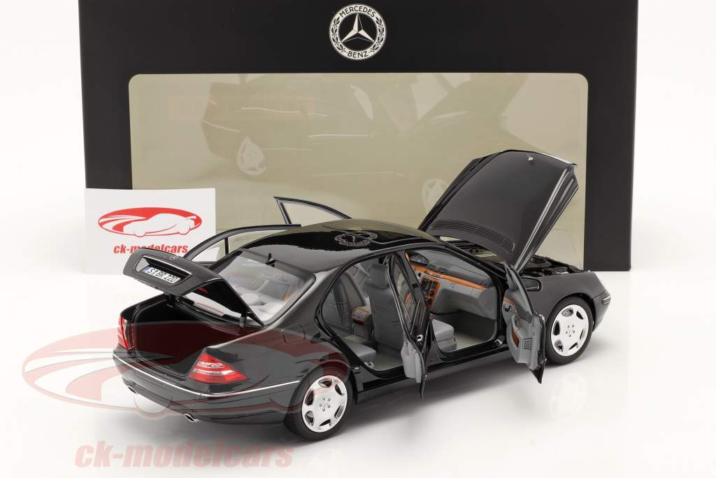 Norev 1:18 Mercedes-Benz S 600 (V220) year 2000-2005 obsidian black  B66040659 model car B66040659