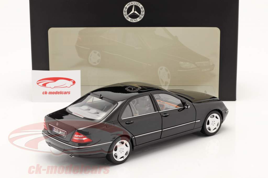 Mercedes-Benz S 600 (V220) Baujahr 2000-2005 obsidianschwarz 1:18 Norev