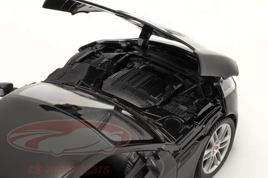 Jaguar F-Type Coupe Baujahr 2015 schwarz 1:24 Welly