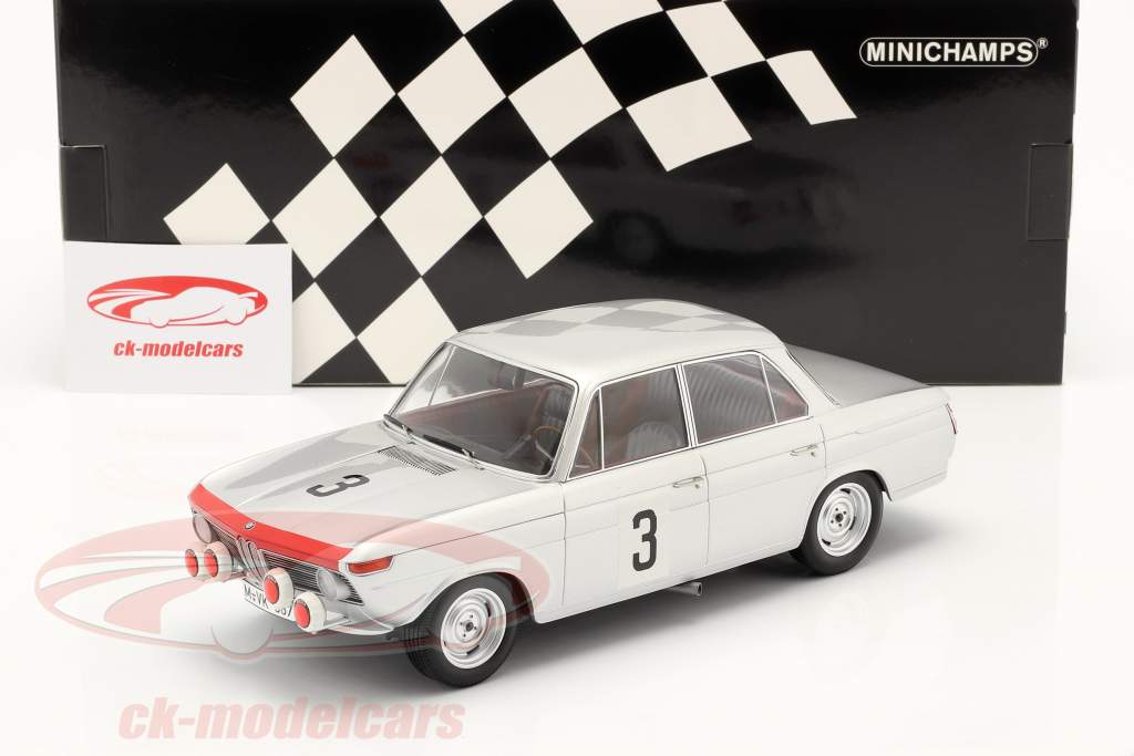 BMW 1800 TISA #3 24h Spa 1965 Glemser, Ickx 1:18 Minichamps