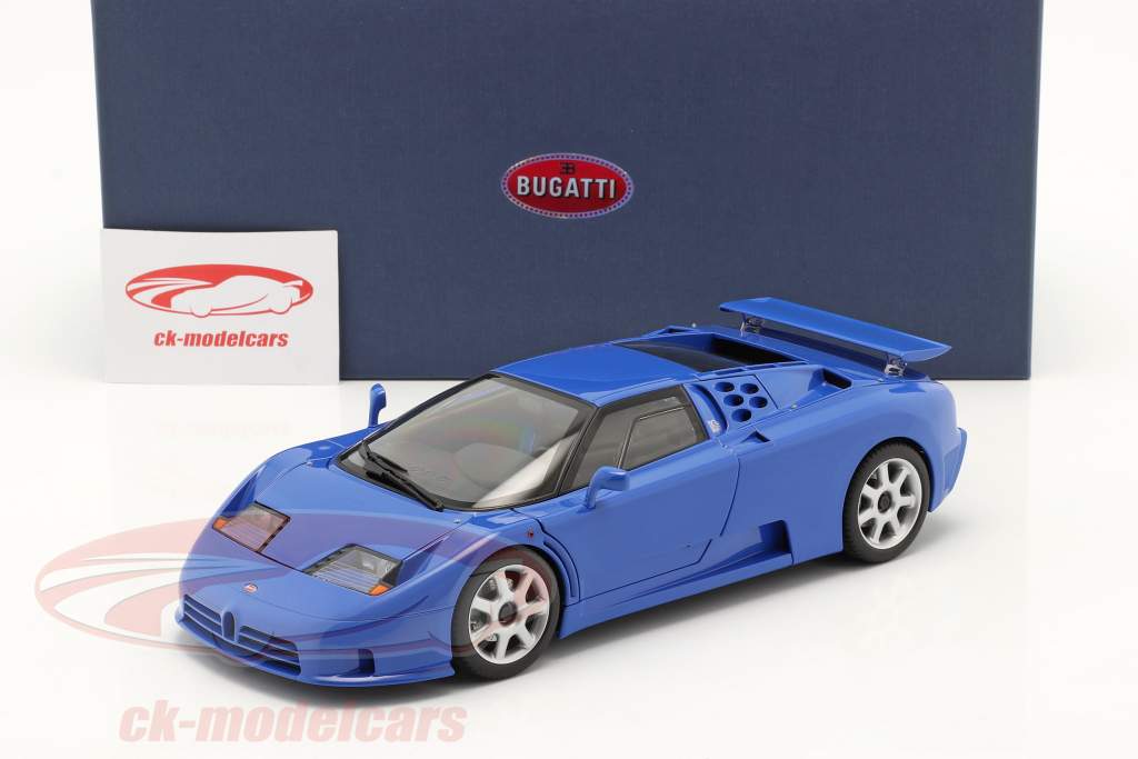 Bugatti EB 110 SS Baujahr 1992 french racing blau 1:18 AUTOart