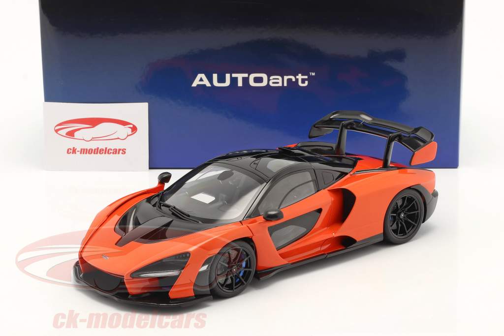 McLaren Senna Anno di costruzione 2018 arancia 1:18 AUTOart