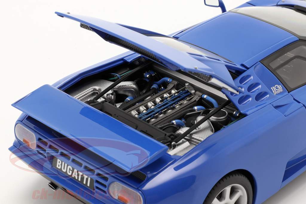 Bugatti EB 110 SS Год постройки 1992 french racing синий 1:18 AUTOart