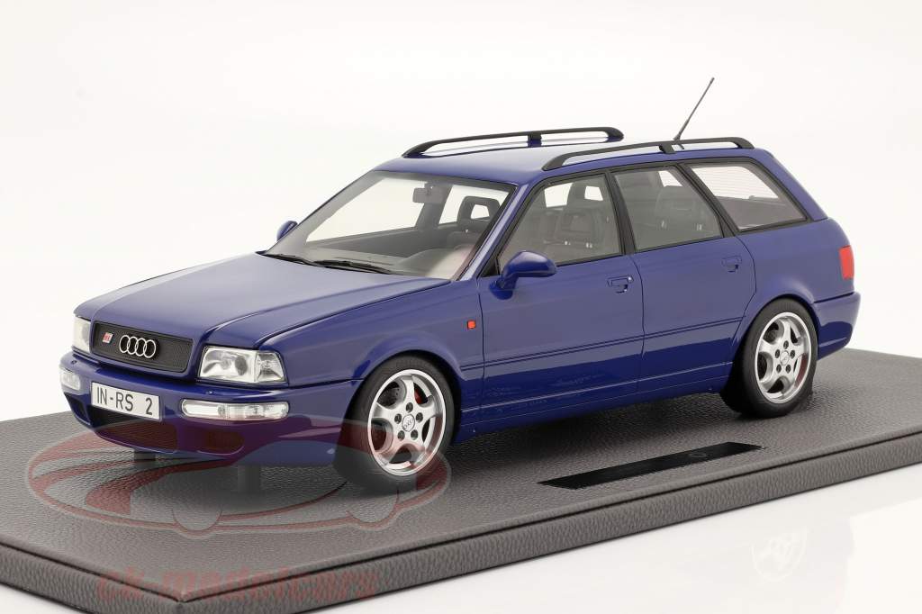 Audi RS2 Avant Año de construcción 1994 azul 1:12 TopMarques