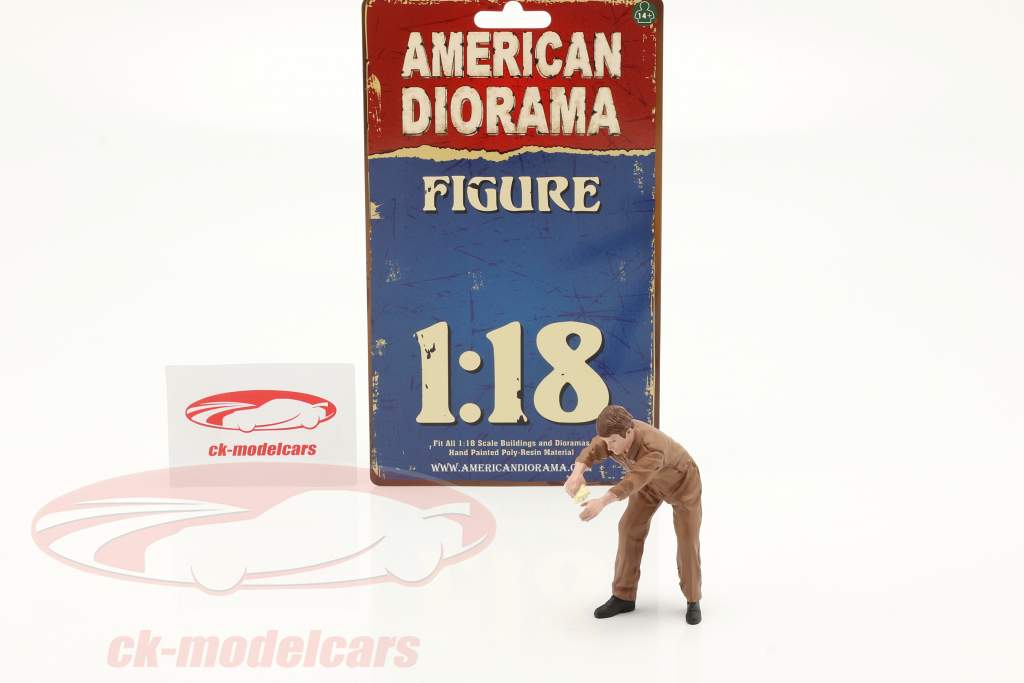 Race Day Serie 1 Figur #5 Mechaniker 60er Jahre 1:18 American Diorama