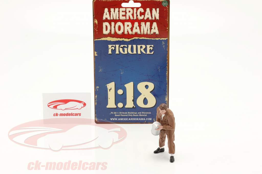 Race Day séries 1 chiffre #6 mécanicien années 60 1:18 American Diorama
