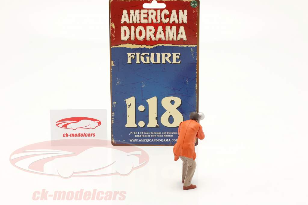 Race Day Serie 1 Figur #3 Fotograf 60er Jahre 1:18 American Diorama