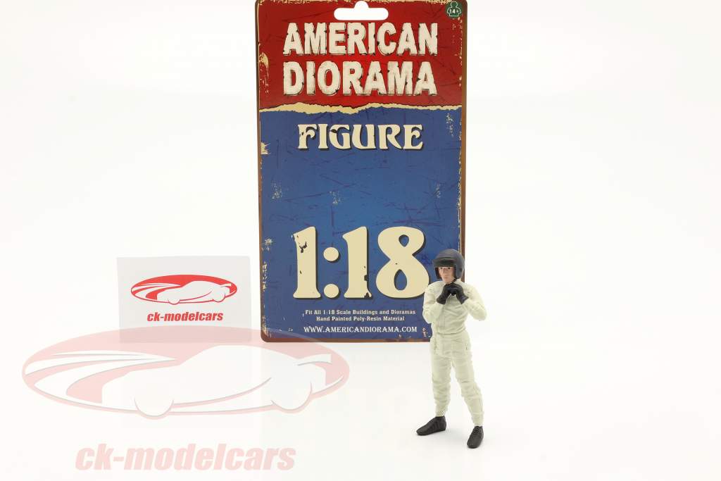 Race Day séries 1 chiffre #1 Pilote de course années 60 1:18 American Diorama