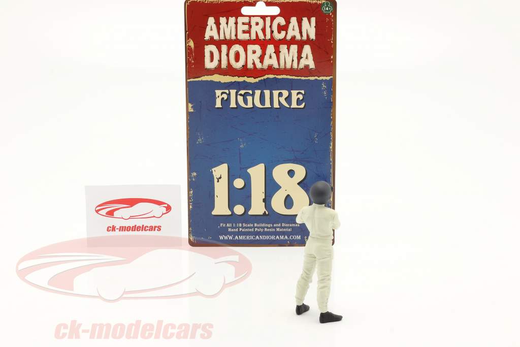 Race Day シリーズ 1 形 #1 レーシングドライバー 60年代 1:18 American Diorama