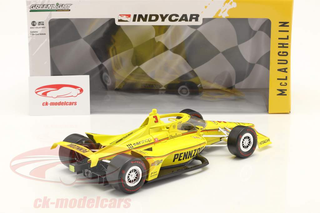 Scott McLaughlin Chevrolet Pennzoil #3 IndyCar Series 2021 1:18 Greenlight