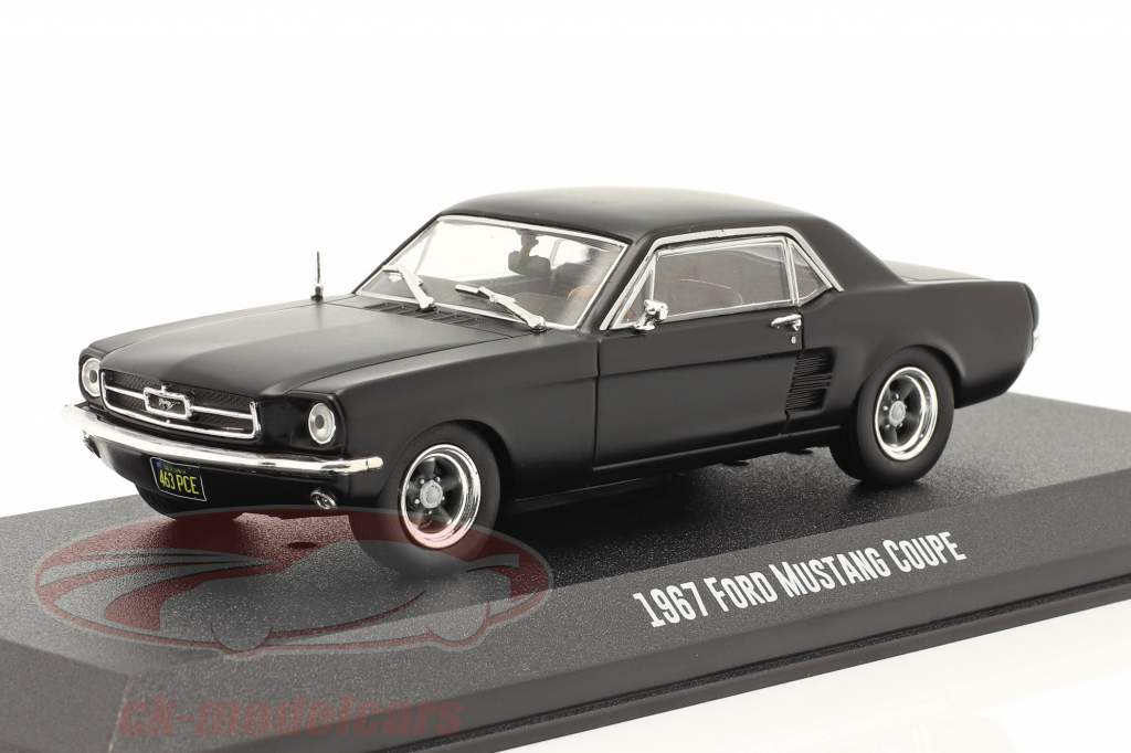 Ford Mustang Coupe 1967 Film Creed (2015) stuoia Nero 1:43 Greenlight