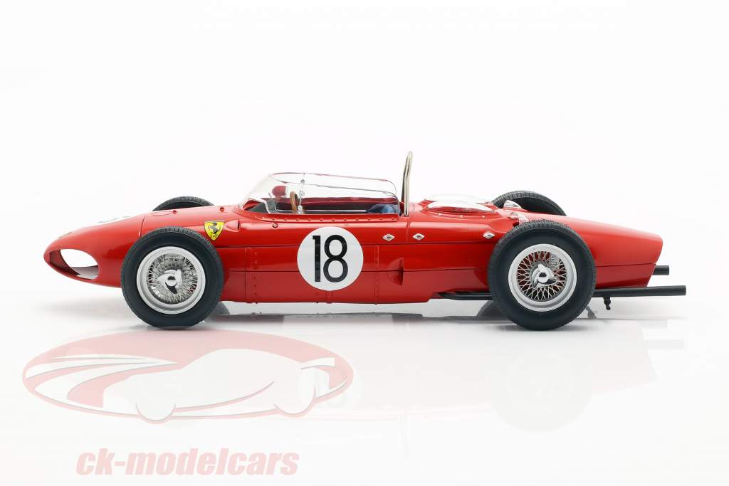 Richie Ginther Ferrari 156 Sharknose #18 français GP formule 1 1961 1:18 CMR
