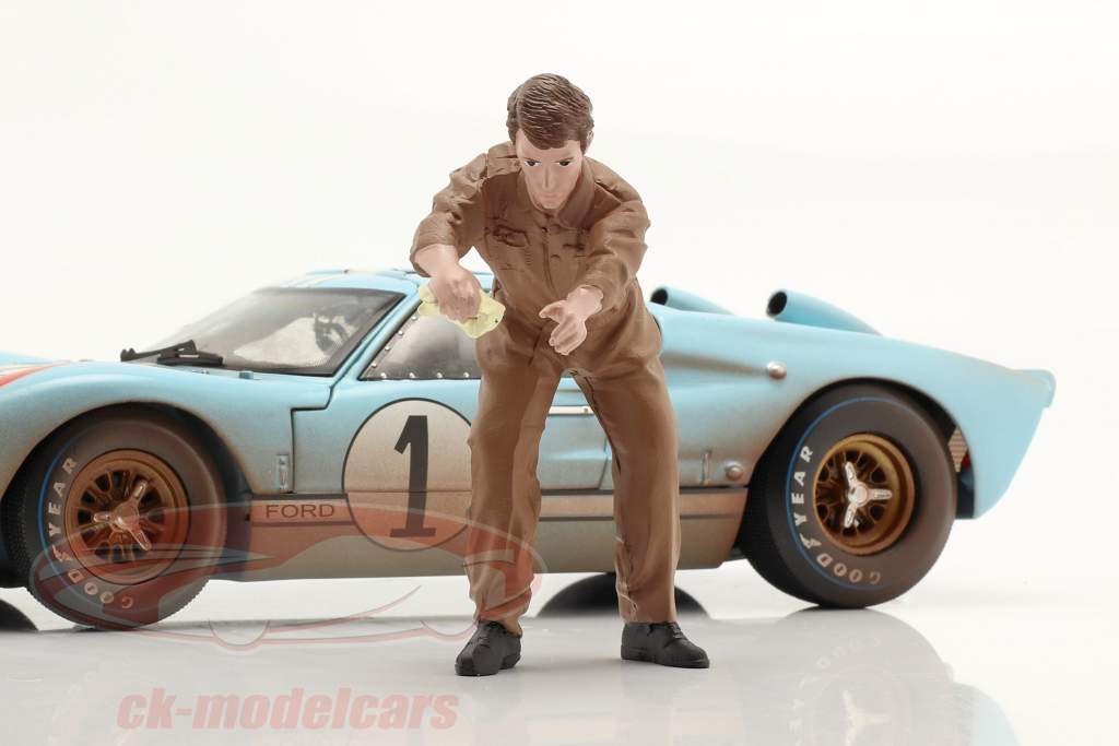 Race Day serie 1 figuur #5 monteur jaren 60 1:18 American Diorama