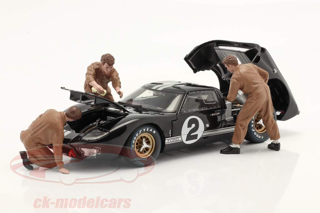 Race Day Series 1 figura #5 mecânico anos 60 1:18 American Diorama