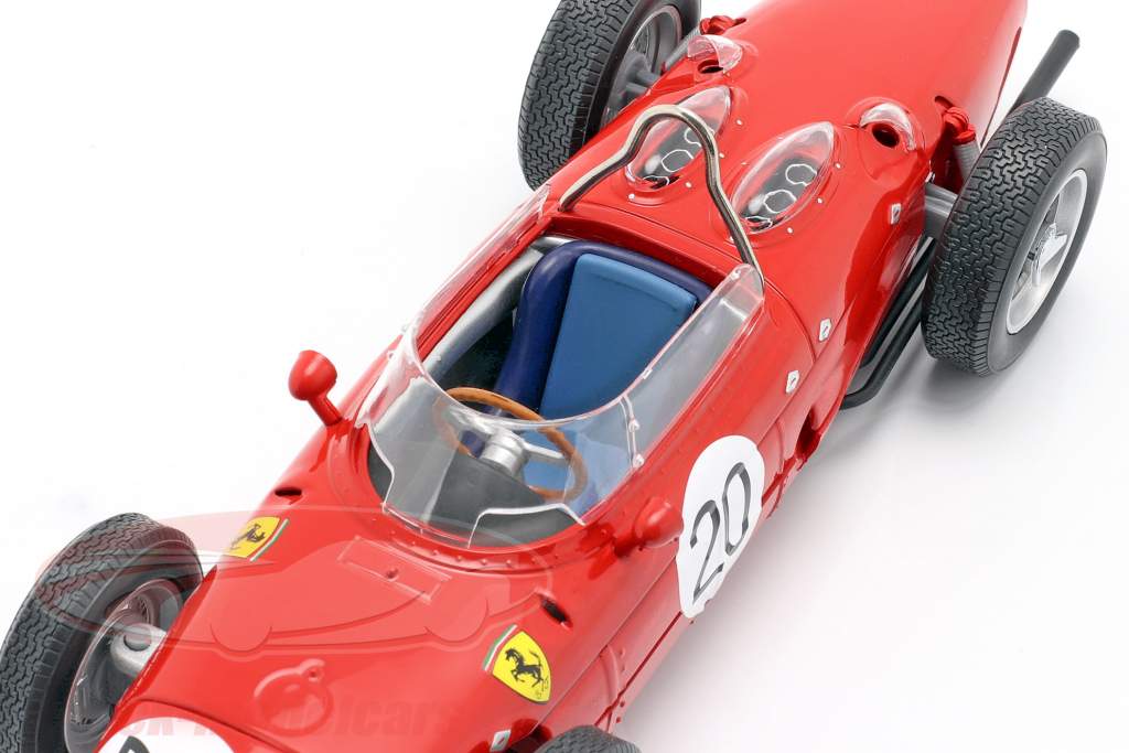 W. Graf Berghe v. Trips Ferrari 156 Sharknose #20 français GP F1 1961 1:18 CMR