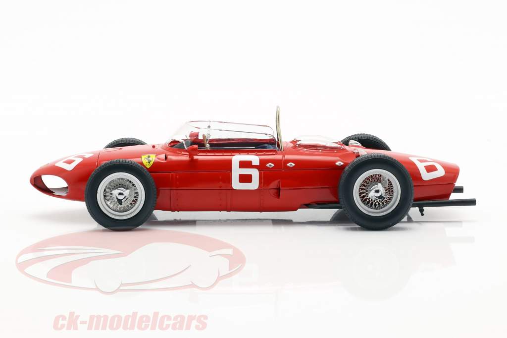 	Richie Ginther Ferrari 156 Sharknose #6 3rd Belgien GP Formel 1 1961 1:18 CMR