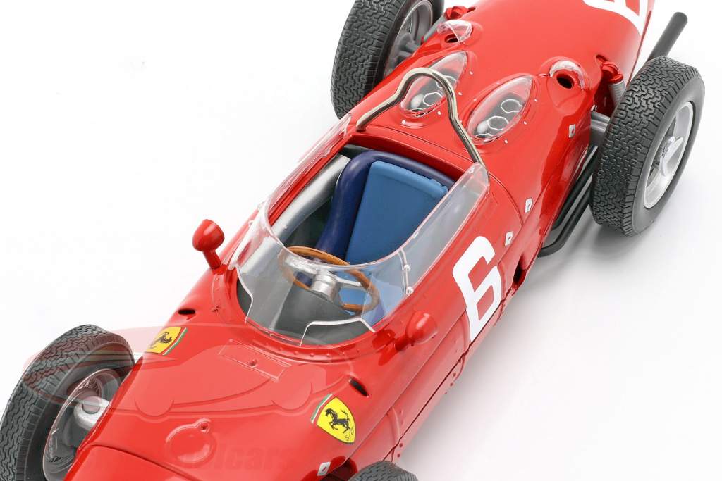 Richie Ginther Ferrari 156 鲨鱼鼻 #6 第三名 比利时人 GP 公式 1 1961 1:18 CMR