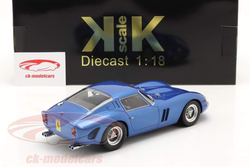 Ferrari 250 GTO Año de construcción 1962 azul metálico 1:18 KK-Scale
