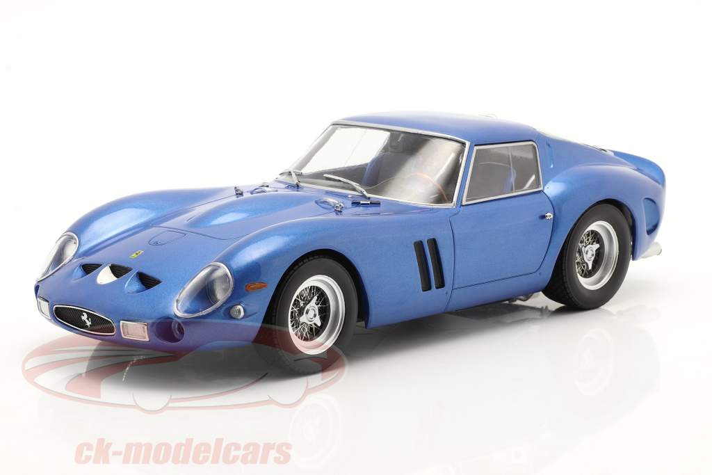 Ferrari 250 GTO Byggeår 1962 blå metallisk 1:18 KK-Scale