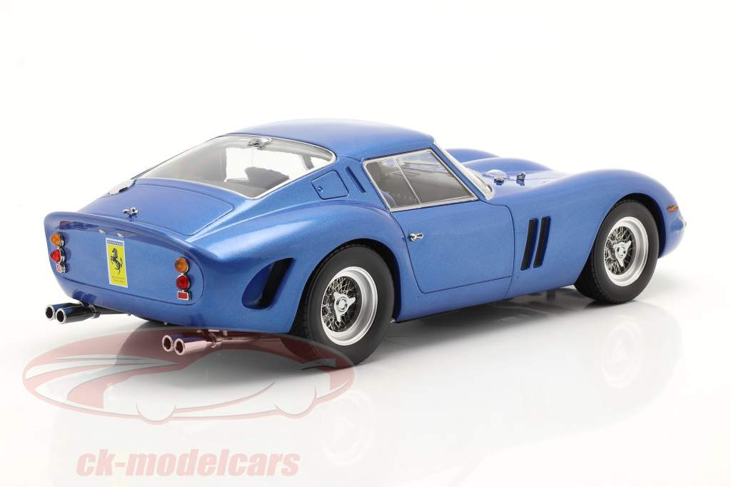 Ferrari 250 GTO year 1962 blue metallic 1:18 KK-Scale