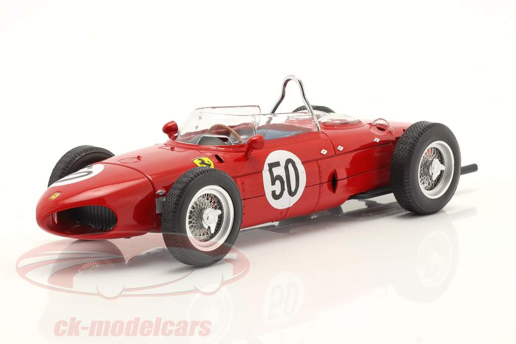 G. Baghetti Ferrari 156 Sharknose #50 gagnant français GP formule 1 1961 1:18 CMR