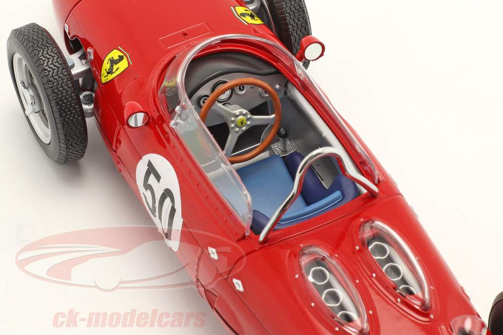 G. Baghetti Ferrari 156 Sharknose #50 winner French GP formula 1 1961 1:18 CMR