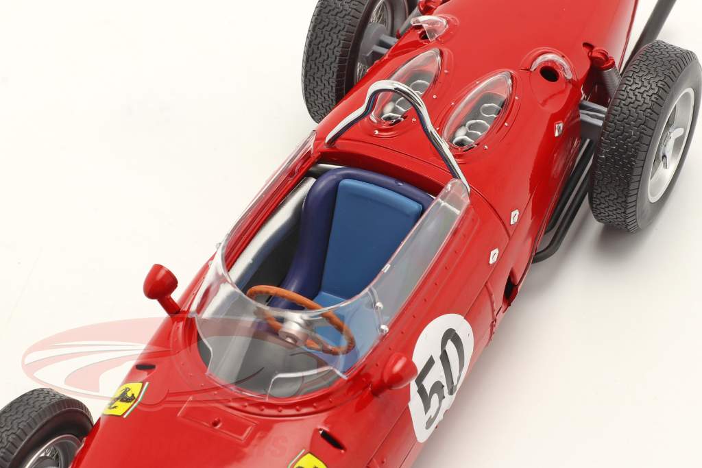 G. Baghetti Ferrari 156 Sharknose #50 Sieger Frankreich GP Formel 1 1961 1:18 CMR