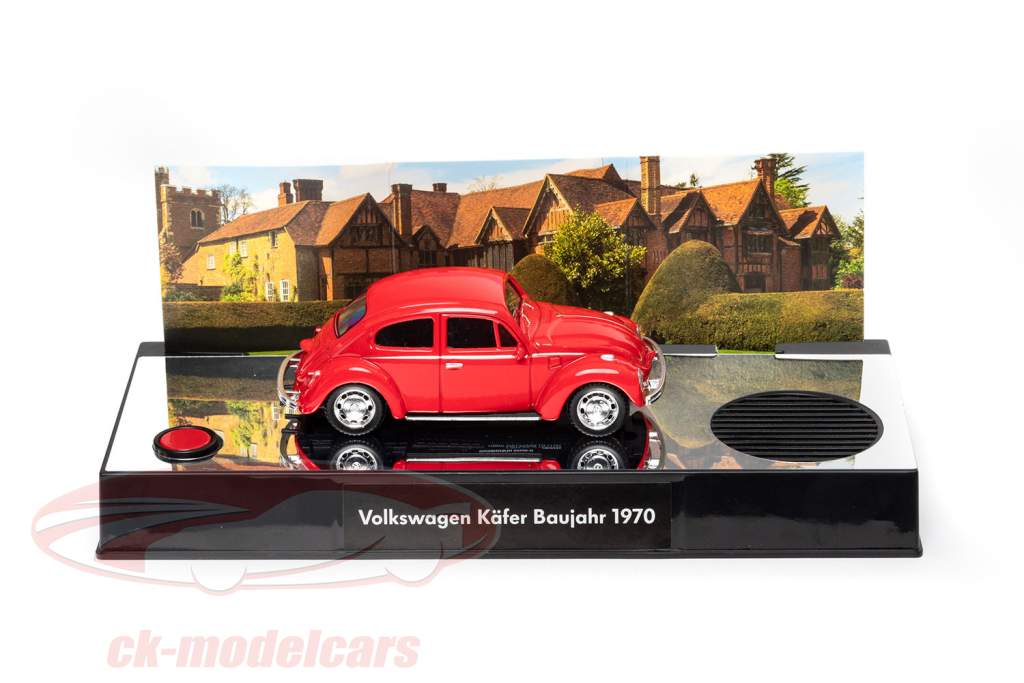 VW Escarabajo Calendario de adviento: Volkswagen VW Escarabajo 1970 rojo 1:43 Franzis