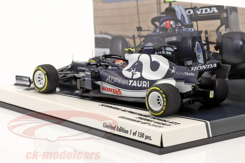 Pierre Gasly Alpha Tauri AT02 #10 Bahreïn GP formule 1 2021 1:43 Minichamps