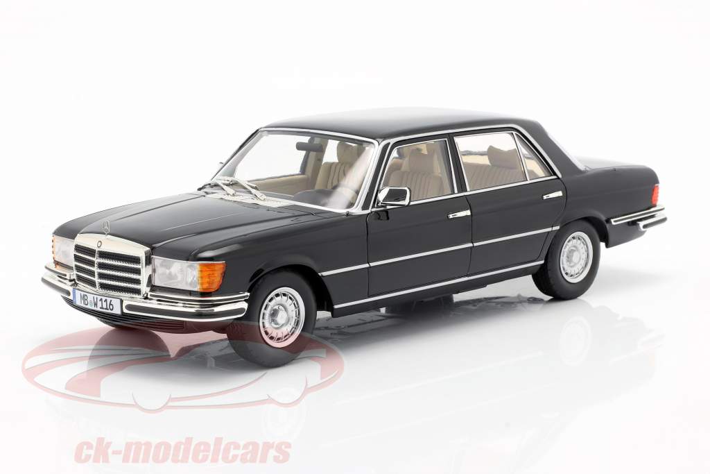 Mercedes-Benz S-Klasse 450 SEL 6.9 (W116) 1975-1980 schwarz 1:18 iScale