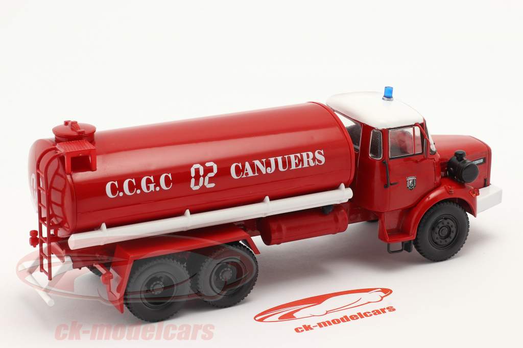 Ixo Renautl Type GBH 280 6x6 CCGC Pompier Rouge 1/43 Atlas Modèle Voiture